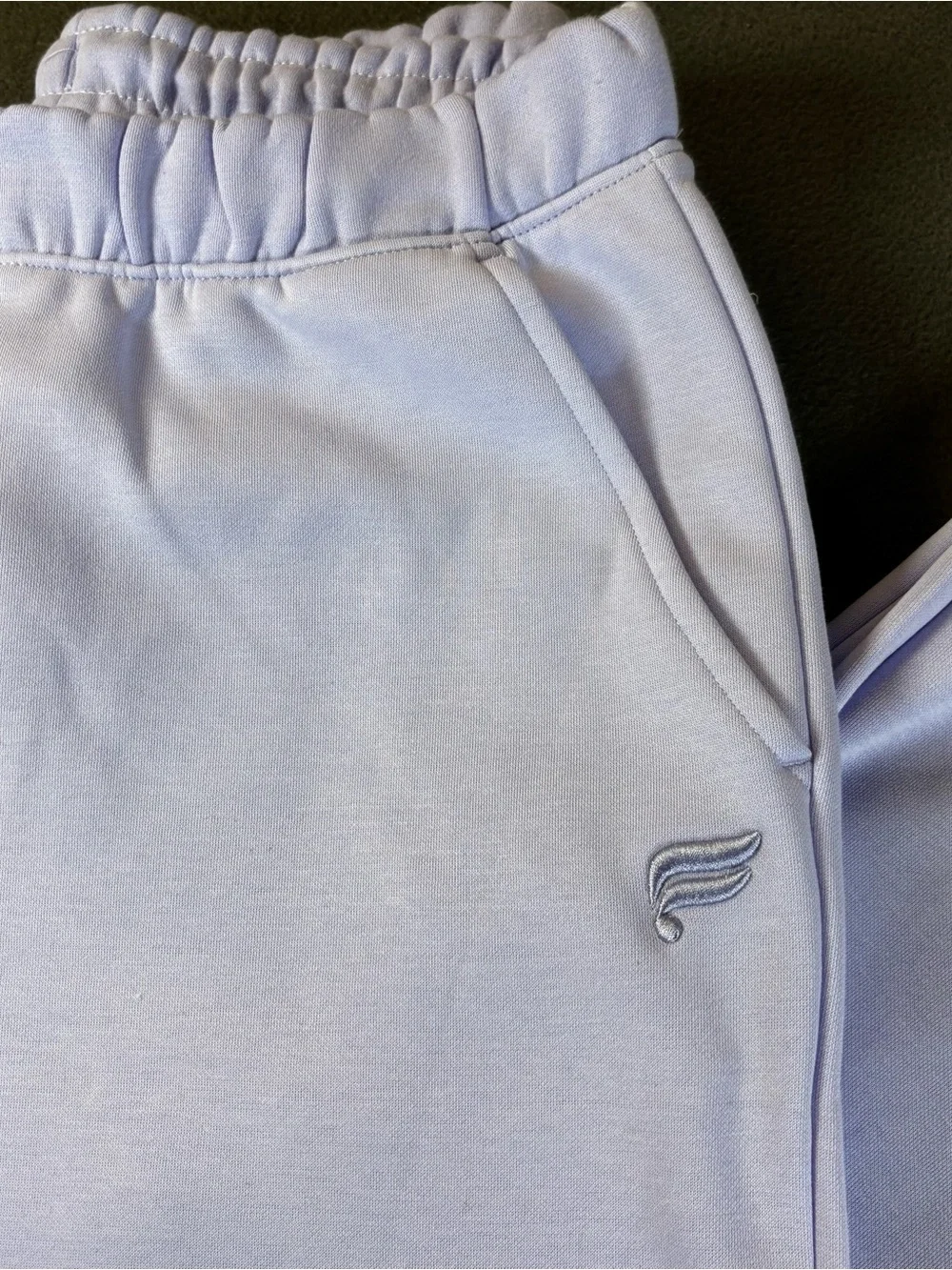 FABLETICS Cozy Fleece Wide Leg Sweatpant in Lilac- Size Small - Picture 4 of 13